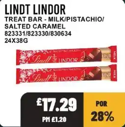 Bestway Lindt lindor treat bar offer