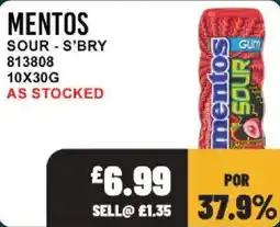 Bestway Mentos sour-s'bry offer