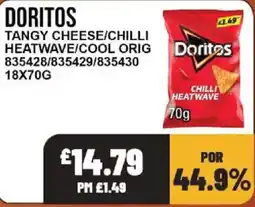 Bestway Doritos tangy cheese/chilli heatwave/cool orig offer