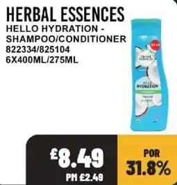 Bestway Herbal Essences hello hydration shampoo/conditioner offer