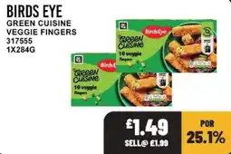 Bestway Birds Eye green cuisine veggie fingers offer