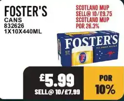 Bestway Foster's cans offer