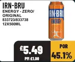 Bestway Irn-bru energy offer