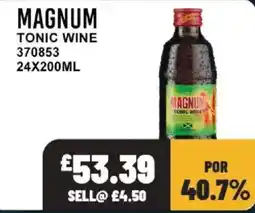 Bestway Magnum tonic wine offer