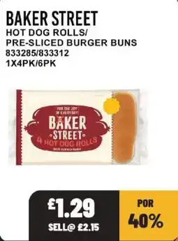 Bestway Baker Street hot dog rolls offer