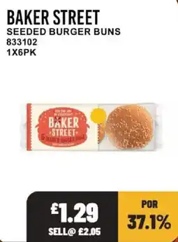 Bestway Baker Street seeded burger buns offer