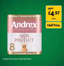 Morrisons Andrex skin protect toilet roll 8 pack offer
