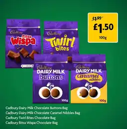 Morrisons Cadbury dairy milk chocolate buttons bag offer
