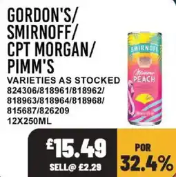 Bestway Smirnoff miami peach offer