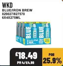 Bestway Wkd blue/iron brew offer