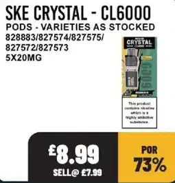 Bestway Ske crystal pods offer
