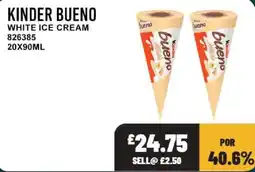 Bestway Kinder bueno white ice cream offer