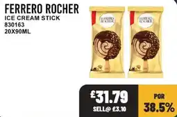 Bestway Ferrero rocher ice cream stick offer