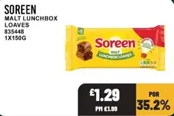 Bestway Soreen malt lunchbox loaves offer