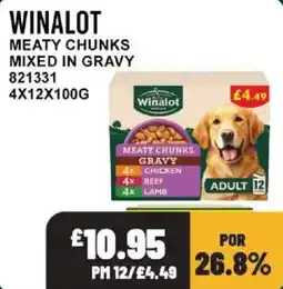 Bestway Winalot meaty chunks offer