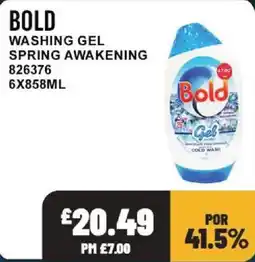 Bestway Bold washing gel spring awakening offer