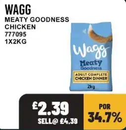 Bestway Wagg meaty goodness chicken offer
