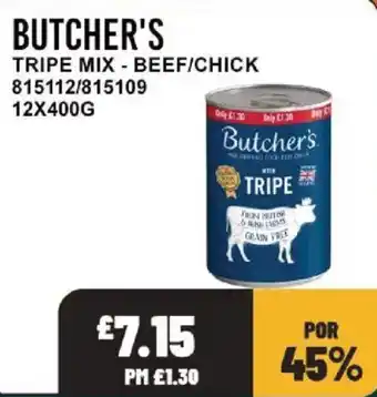 Bestway Butcher's tripe mix - beef/chick offer