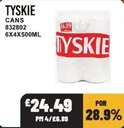 Bestway Tyskie cans offer