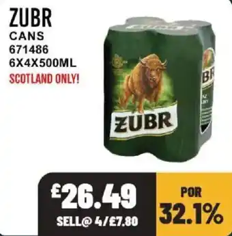 Bestway Zubr cans offer