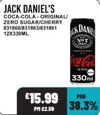 Bestway Jack Daniel's coca-cola offer