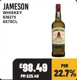 Bestway Jameson whiskey offer