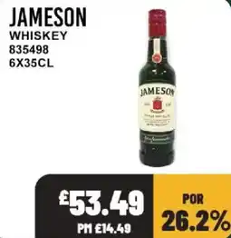 Bestway Jameson whiskey offer