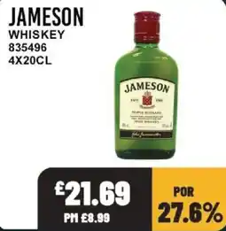 Bestway Jameson whiskey offer