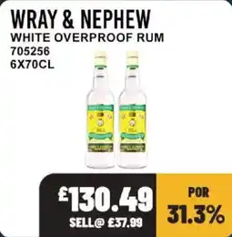 Bestway Wray & Nephew white overproof rum offer