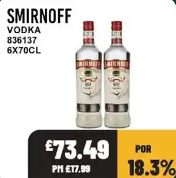Bestway Smirnoff vodka offer