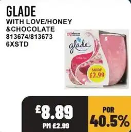 Bestway Glade with love/honey & chocolate offer