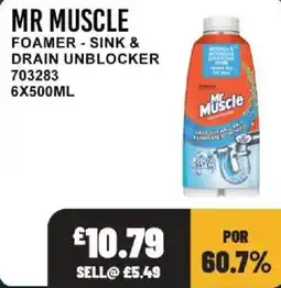 Bestway Mr Muscle foamer - sink & drain unblocker offer