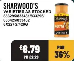 Bestway Sharwood's korma offer