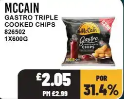 Bestway McCain gastro triple cooked chips offer