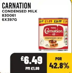 Bestway Carnation condensed milk offer