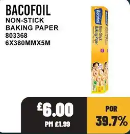 Bestway Bacofoil non-stick baking paper offer