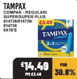 Bestway Tampax compak - regular/super/super plus offer