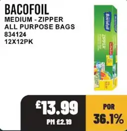 Bestway Bacofoil medium zipper all purpose bags offer