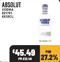 Bestway Absolut vodka offer