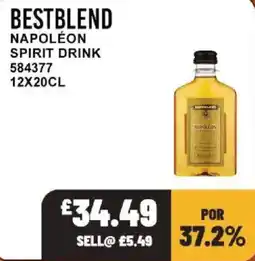 Bestway Bestblend napoléon spirit drink offer