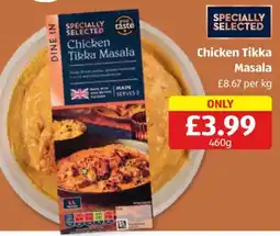 Aldi Specially selected chicken tikka masala offer