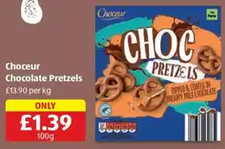 Aldi Choceur chocolate pretzels offer