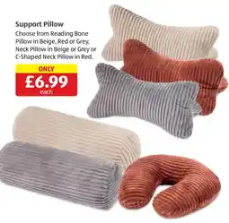 Aldi Support Pillow offer