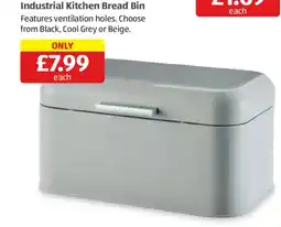 Aldi Industrial Kitchen Bread Bin offer