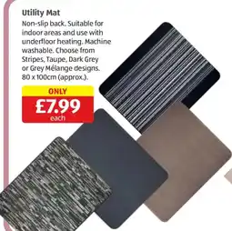 Aldi Utility Mat offer
