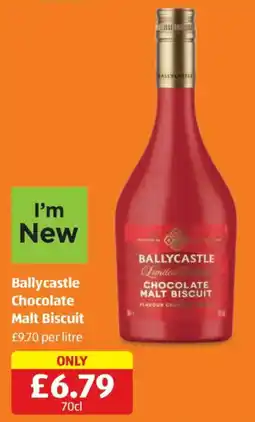 Aldi Ballycastle chocolate malt biscuit offer