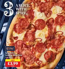 Aldi Spicy Italian Salami & 'Nduja Pizza offer