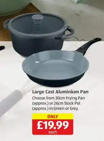 Large Cast Aluminium Pan