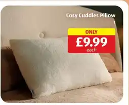Aldi Cosy Cuddles Pillow offer