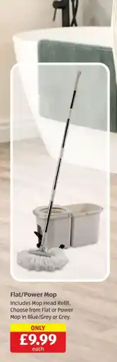 Aldi Flat/Power Mop offer